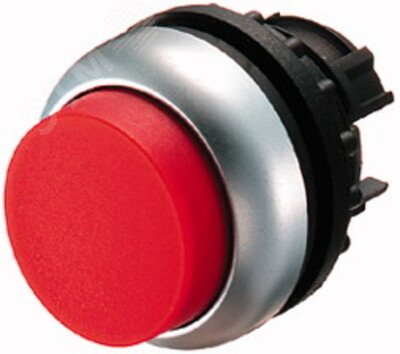 Головка кнопки выступающая с фиксацией, цвет красный,  M22-DRH-R