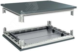 Комплект, крыша и основание, для шкафов CQE, 1000 x 600 мм