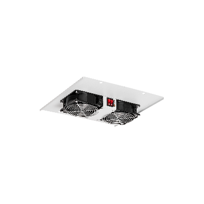Блок вент на 2 вентилятора для шкафов TFI-R и TWI-R серый
