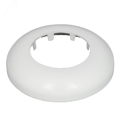 Чашка декоративная (отражатель) 40 мм (73х40х15мм) для сифонов (пластик, белая)