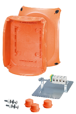 Коробка клеммная 5 положений до10мм2 155х210х92мм IP65/66 EDKF32 (IP65) пожаростойкая Hensel