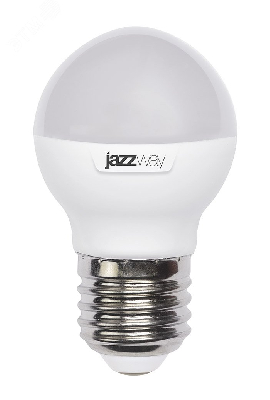 Лампа светодиодная LED 11Вт 230Вт E27 теплый матовый  шар Jazzway