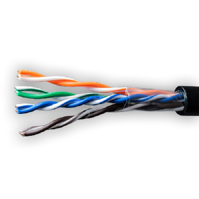 Витая пара SUPRLAN Long Ethernet UTP Cat.5e 4x2x0.64 Cu PE Outdoor 500м (UTP LE 4x2x0.64 Out/Cu)