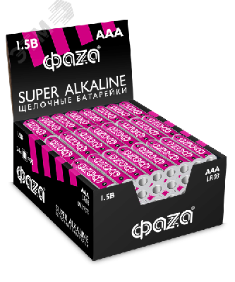 Элемент питания AAA ФАZА LR03 Super Alkaline Shrink-4