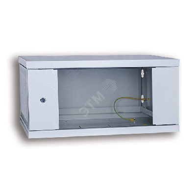 Шкаф телекоммуникационный настенный распашной (стекло) 6U 600х400