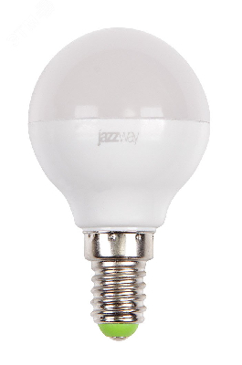 Лампа светодиодная LED 9w E14 4000K шар Jazzway