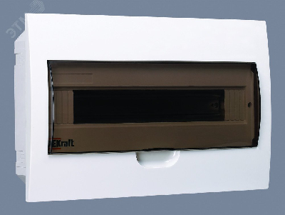 Щит распределительный встраиваемый ЩРВ-П-18 IP41 пластиковый прозрачная дверь