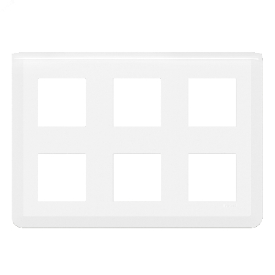 Рамка Mosaic 2x3x2 модуля - белая