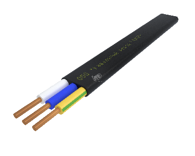 Кабель силовой ВВГ-Пнг(А)-LS 3х1.5 (N, PE)-0.660 плоский однопроволочный
