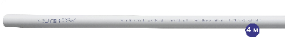 Труба полипропиленовая PPR PN10 20 х 1.9 мм хлыст 4м белая