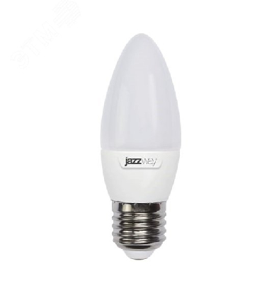 Лампа светодиодная LED 9Вт Е27 теплый белый матовая свеча
