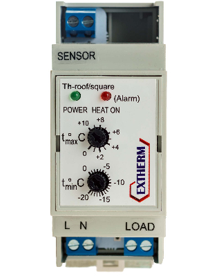 Термостат Th-roof для управления системой электрообогрева на кровлях/площадках по температуре воздуха