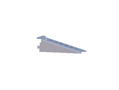 Полка кабельная К1161ц УТ1.5 L=265мм s=2.0мм