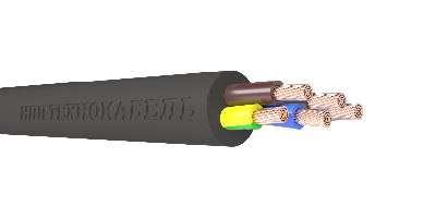 Провод ПВСнг(А)-LS 5х1,5(4х1,5+1х1,5ч) ТРТС