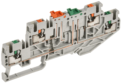 Колодка клеммная CP-ML 2 ур. нож. разм. 2,5мм2 серая IEK