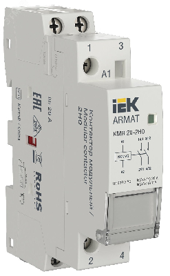 ARMAT Контактор модульный KMR 20А 230В AC 2НО IEK