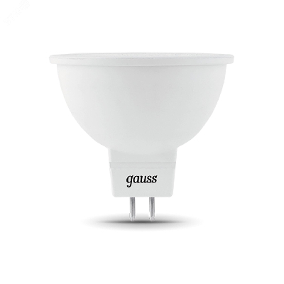Лампа светодиодная LED 5 Вт 500 Лм 3000К теплая GU5.3 MR16 Black Gauss