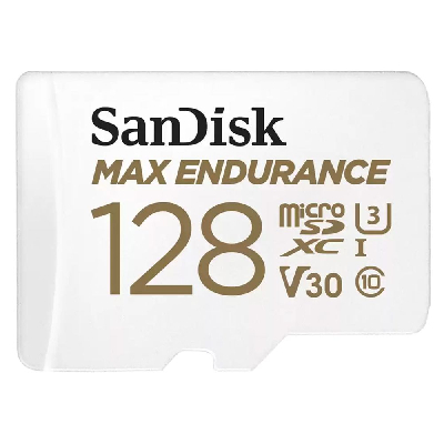 Карта памяти 128GB MicroSD MAX ENDURANCE V30, U3, SDXC, 100 МБ/с, Class 10 + адапер SD