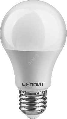Лампа светодиодная LED 10вт E27 белый PROMO ОНЛАЙТ