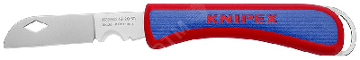 Нож электрика складной лезвие изготовлено в Золингене длина лезвия 80 мм складной L-120 мм рукоятка из ударопрочного пластика крепление для страховки KN-162050SB