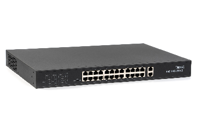 Коммутатор неуправляемый 26 портов RJ45 10 100 1000 Мб/с PoE 300Вт