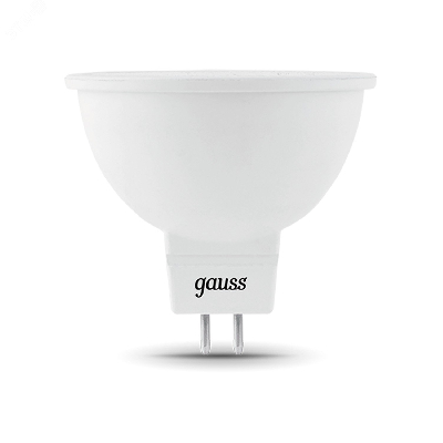 Лампа светодиодная LED 5 Вт 530 Лм 4100К 12 В белая GU5.3 MR16 Black Gauss