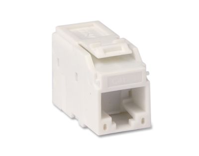 Модуль Keystone RJ45 CAT6 не экранированный белый (12шт в упаковке)