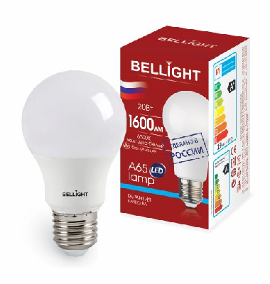 Лампа светодиодная LED 20Вт Е27 220 6500К 1600Лм Bellight