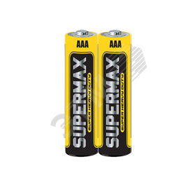 Батарейка  R03 (ААА) 1.5V Zinc carbon 2S в шринке Supermax