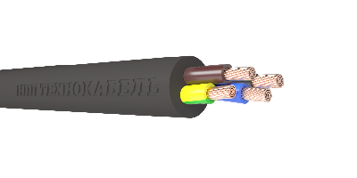 Провод ПВСнг(А)-LS 4х1,5(3х1,5+1х1,5ч) ТРТС