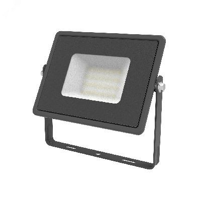 Прожектор светодиодный ДО-30 Вт 2550 Лм 6500К 200-240 В IP65 графитовый LED Qplus Gauss