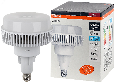 Лампа светодиодная LED HQ 160Вт E40  (замена 400Вт) холодный белый OSRAM