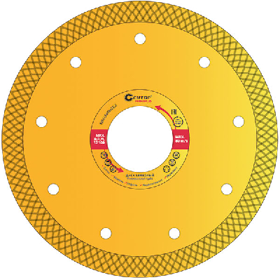 Диск отрезной алмазный универсальный-Турбо CUTOP Profi Plus, 125 x 1.5 x 10.0 x 22.2 мм