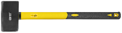 Кувалда кованая, фиберглассовая ручка 600 мм, 3 кг