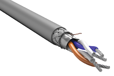 Кабель интерфейсный ITK RS-485 1х2х0.6 нг(А)-LS серый (200м)