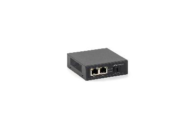 Коммутатор неуправляемый 3 порта RJ45/SFP 10 100 Мб/с PoE 30Вт