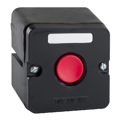 Пост кнопочный ПКЕ 212-1-У3-IP40 (красная кнопка)