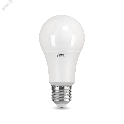Лампа светодиодная LED 15 Вт 1320 Лм 3000К теплая E27 А60 Elementary Gauss