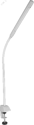 Светильник настольный светодиодный NDF-С007-7W-6K-WH-LED на струбцине белый